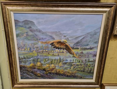 Lot 489 - E. Timms (Contemporary) Golden Eagle in flight...