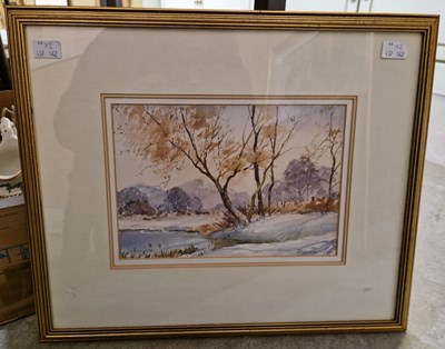 Lot 496 - Ashton Cannel (20th century) 
Early Snow...