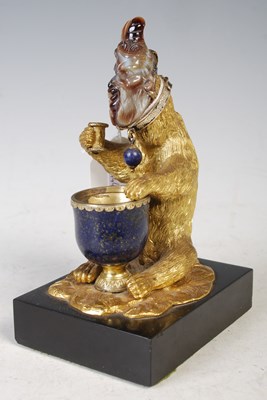 Lot 38 - An unusual 19th century gilt bronze, banded...