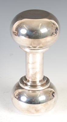 Lot 381A - A silver-plated novelty cocktail shaker in the...