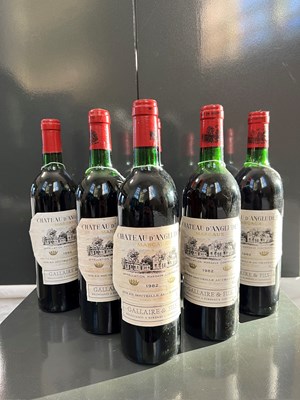 Lot 409 - Six bottles of 1982 Chateau D'Angludet Margaux,...