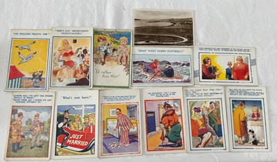 Lot 115 - A collection of vintage novelty postcards.