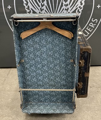 Lot 829 - An antique Hartmann Trunk Company USA metal...
