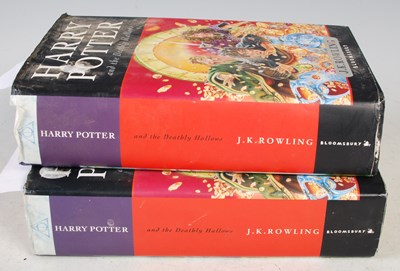 Lot 426 - Two volumes of Harry Potter, 'The Deathly...