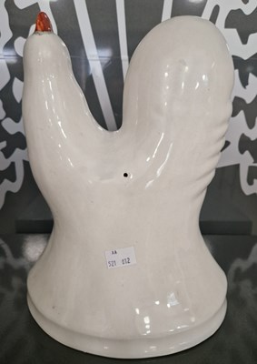 Lot 513 - A Staffordshire ceramic figure of a cockerel,...