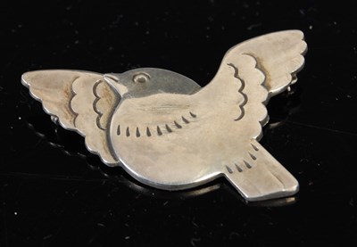 Lot 381P - Georg Jensen, a sterling silver brooch in the...