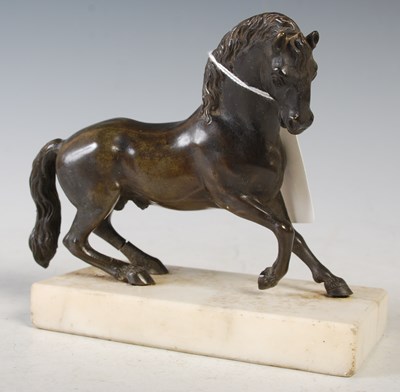 Lot 22 - A late 19th/ early 20th century bronze model...