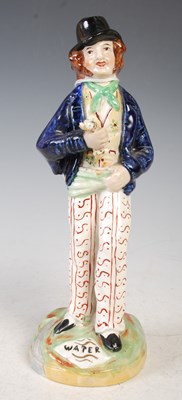 Lot 28 - A 19th century Staffordshire pottery...