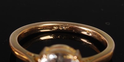 Lot 65 - An 18ct gold wedding ring, size R, 2.4 grams,...