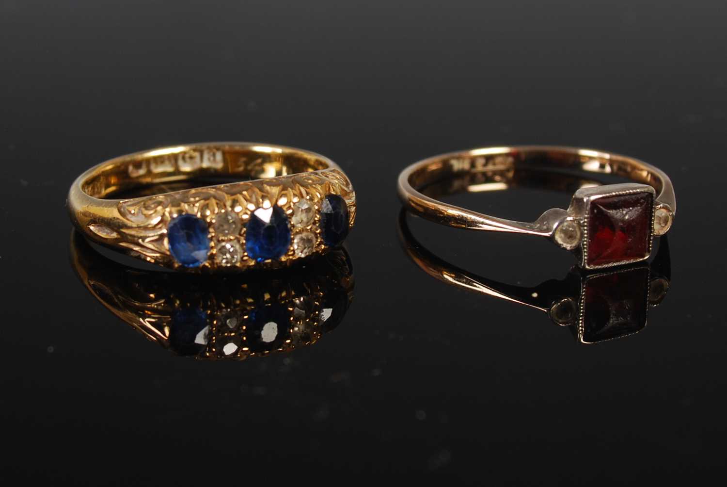 Lot 72 - A late 19th / early 20th century 18ct gold...