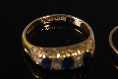 Lot 72 - A late 19th / early 20th century 18ct gold...