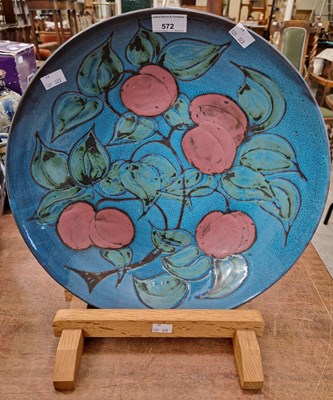 Lot 572 - A large Studio Pottery footed bowl, decorated...