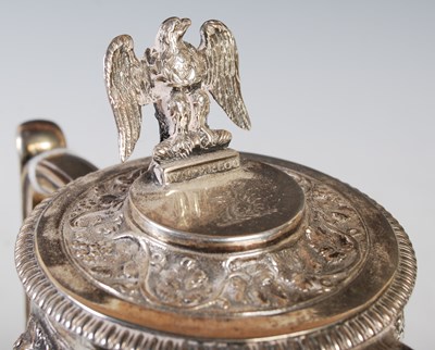 Lot 119 - A Victorian silver mounted claret jug, London,...