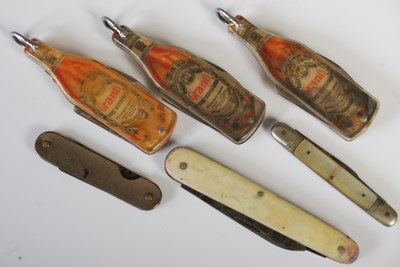 Lot 99 - A collection of six assorted pocketknives to...