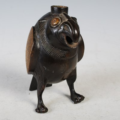 Lot 207A - A bronze koro / incense burner in the form of...