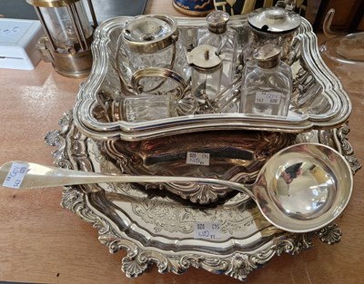 Lot 609 - A collection of silver-plated ware to include...