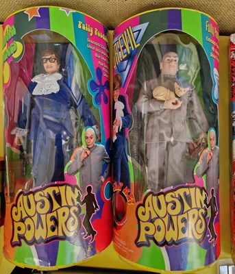 Lot 627 - Two 1990's Austin Powers boxed character...