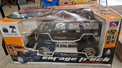 Lot 634 - A boxed RC Enrage truck by Nansheng, in the...