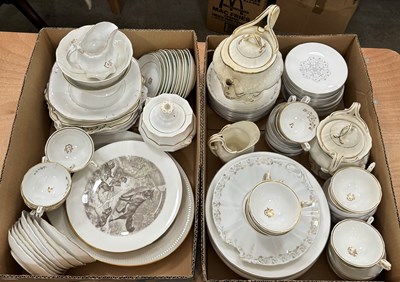 Lot 649 - Two boxes of mainly mixed tea ware to include...