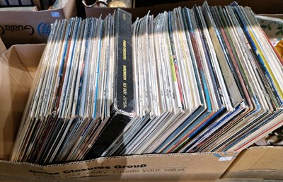 Lot 662 - A box of assorted LP's to include Super...