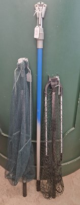 Lot 682 - Fishing Interest - Two extendable fishing nets,...