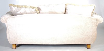 Lot 52 - A modern Victorian style two-seat sofa, with...