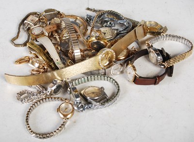 Lot 355 - A collection of assorted wristwatches,...