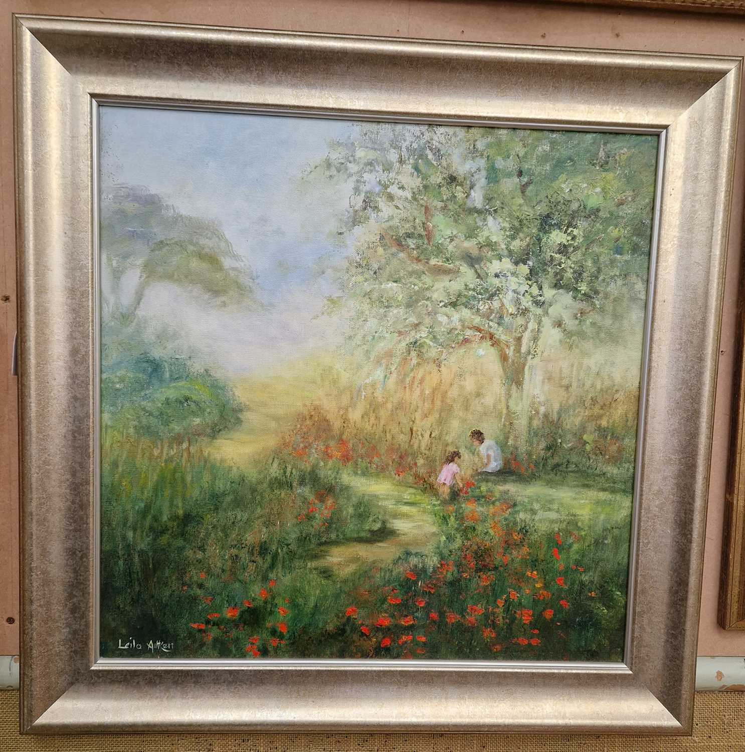 Lot 720 - Leila Aitken (Contemporary) Sunlight poppy...