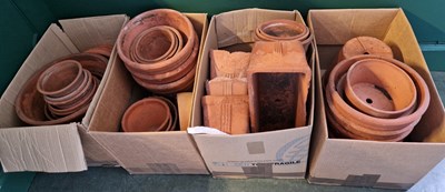 Lot 854 - A large collection of assorted terracotta...