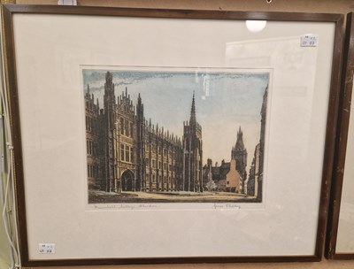 Lot 729 - James Priddey Marischall College, Aberdeen and...