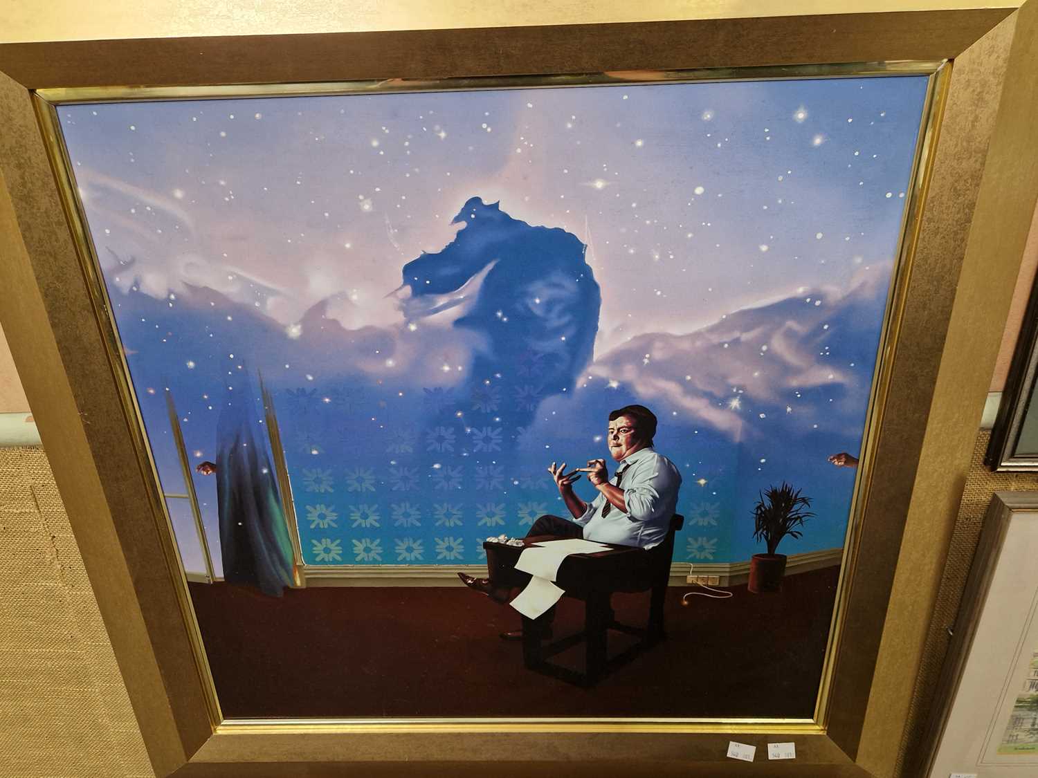 Lot 742 - Malcolm Dickson 
Unbalanced Account 
oil on...