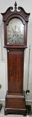 Lot 836 - A George III oak longcase clock, Adam Gordon,...