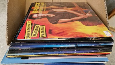 Lot 676 - A collection of period classic rock LP's to...