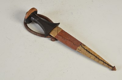 Lot 88 - An early 20th century African arm dagger, with...