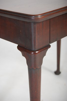 Lot 70 - A George II red walnut silver table, the...