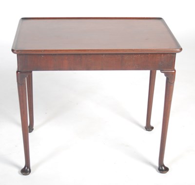 Lot 70 - A George II red walnut silver table, the...