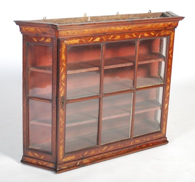 Lot 17 - An 18th century Dutch mahogany and marquetry...