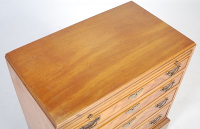 Lot 6 - A reproduction walnut George III style...