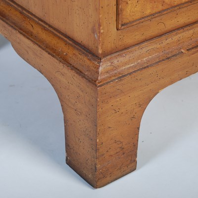 Lot 6 - A reproduction walnut George III style...