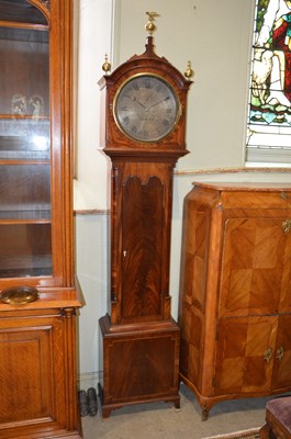 Lot 3B - A George III mahogany longcase clock, John...