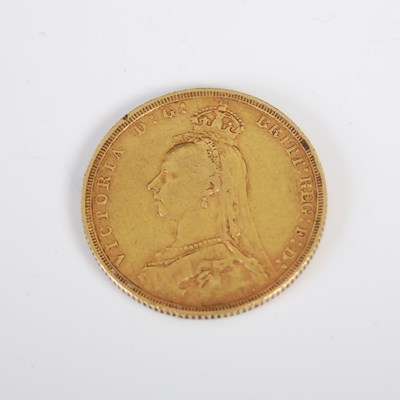 Lot 455 - A Victorian gold sovereign, dated 1890.