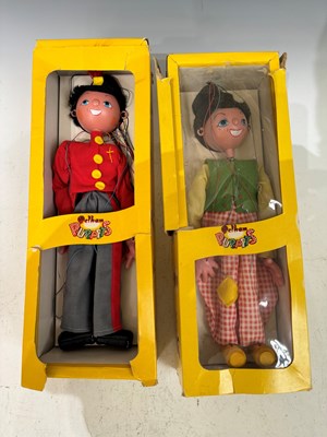 Lot 520 - Two boxed vintage Pelham puppets, Marlborough...