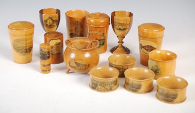 Lot 170 - A collection of Mauchline Ware, to include...