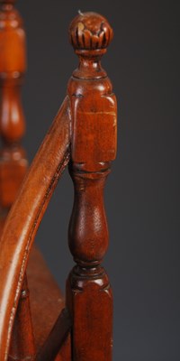 Lot 140 - A reproduction mahogany table-top spiral...