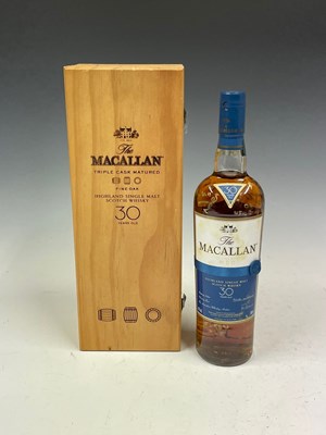 Lot 211D - The Macallan 30 year old fine oak Highland...