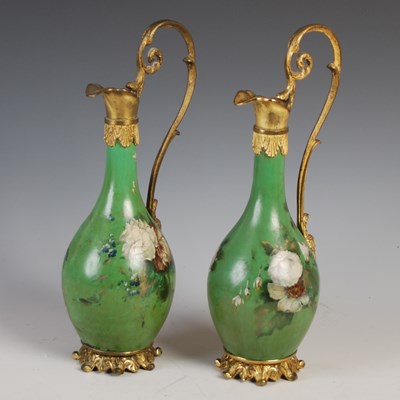 Lot 37 - A pair of 19th century French gilt metal...