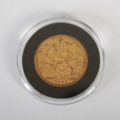 Lot 456 - A Victorian gold sovereign, dated 1889.