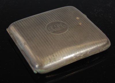 Lot 416 - An Edwardian silver calling card case,...