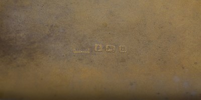 Lot 416 - An Edwardian silver calling card case,...