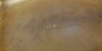 Lot 416 - An Edwardian silver calling card case,...